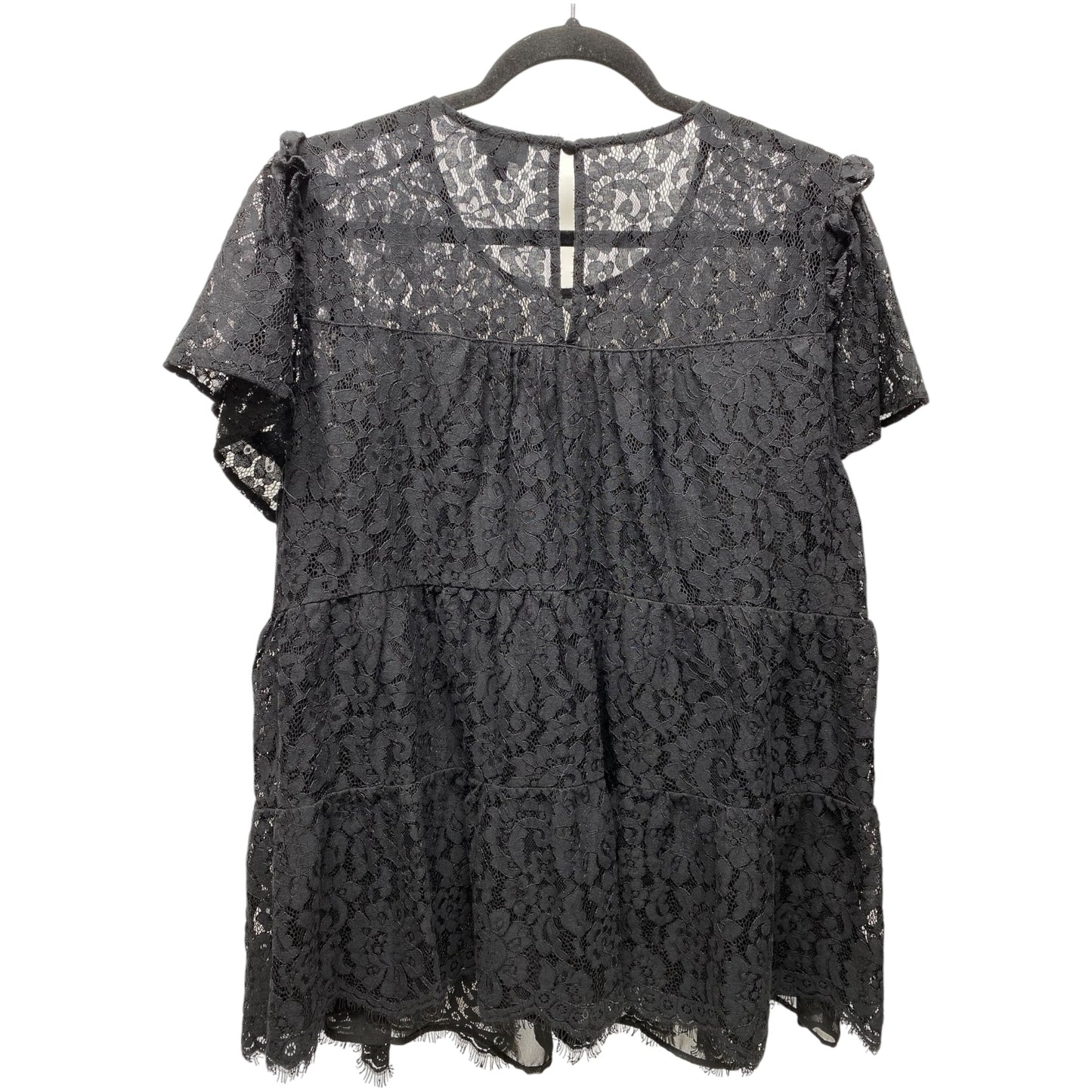 Top Short Sleeve By Torrid In Black, Size: 1x