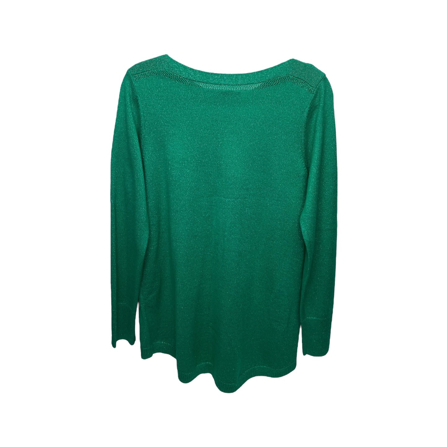 Top Long Sleeve By Apt 9 In Green, Size: M