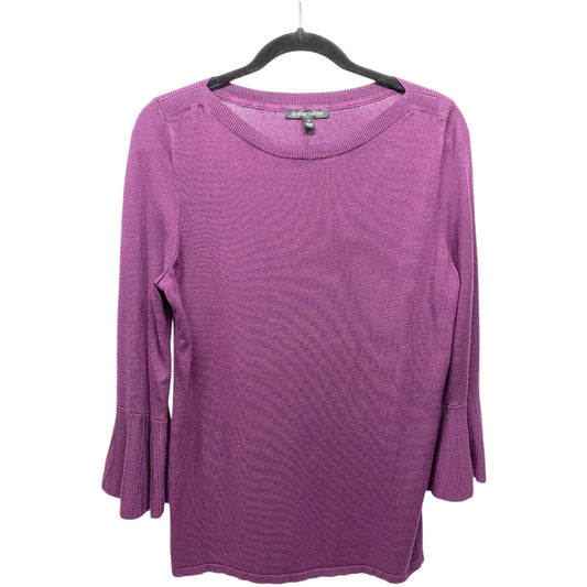 Top Long Sleeve By 41 Hawthorn In Purple, Size: M