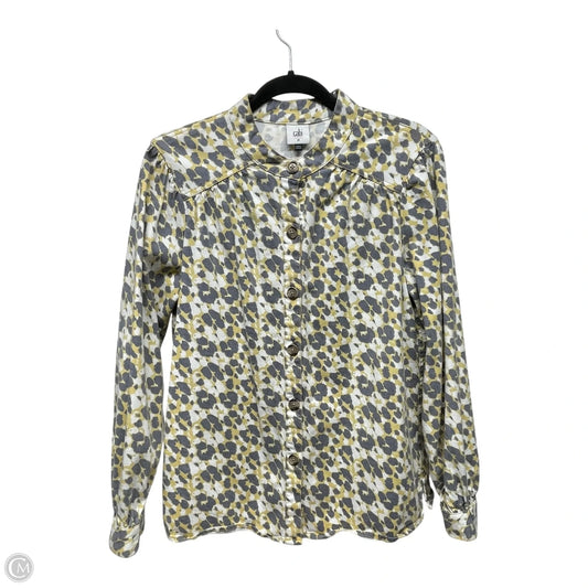 Jacket Shirt By Cabi In Animal Print, Size: M