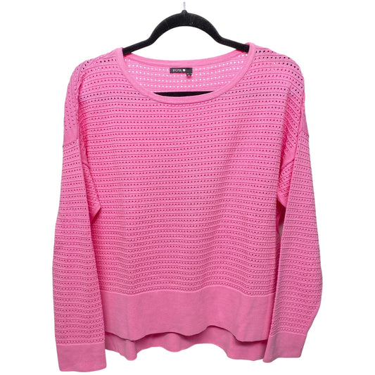 Sweater By Clothes Mentor In Pink, Size: L
