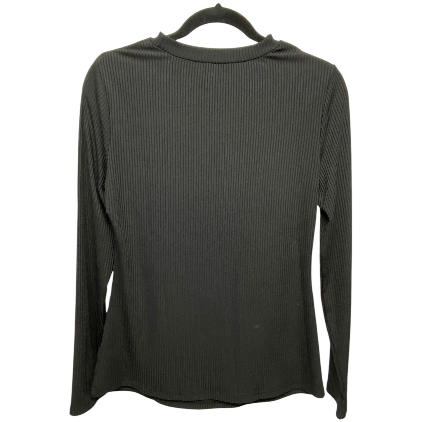 Top Long Sleeve By Clothes Mentor In Black, Size: M