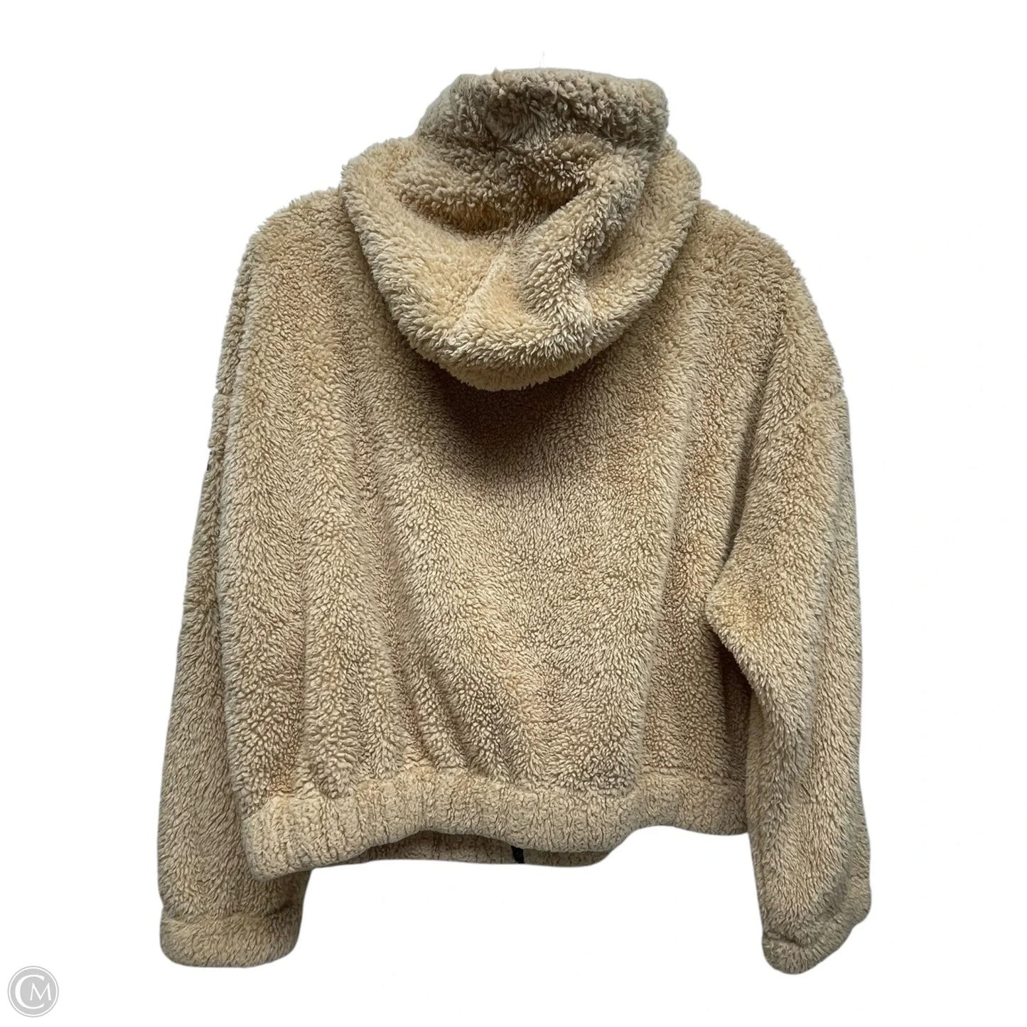 Jacket Faux Fur & Sherpa By Calvin Klein In Tan, Size: Xl