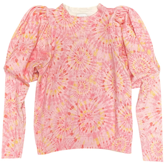 Sweater By Misa In Pink & Yellow, Size: Xs