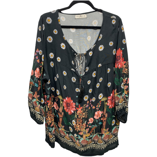 Top 3/4 Sleeve By Natural Life  Size: Xl