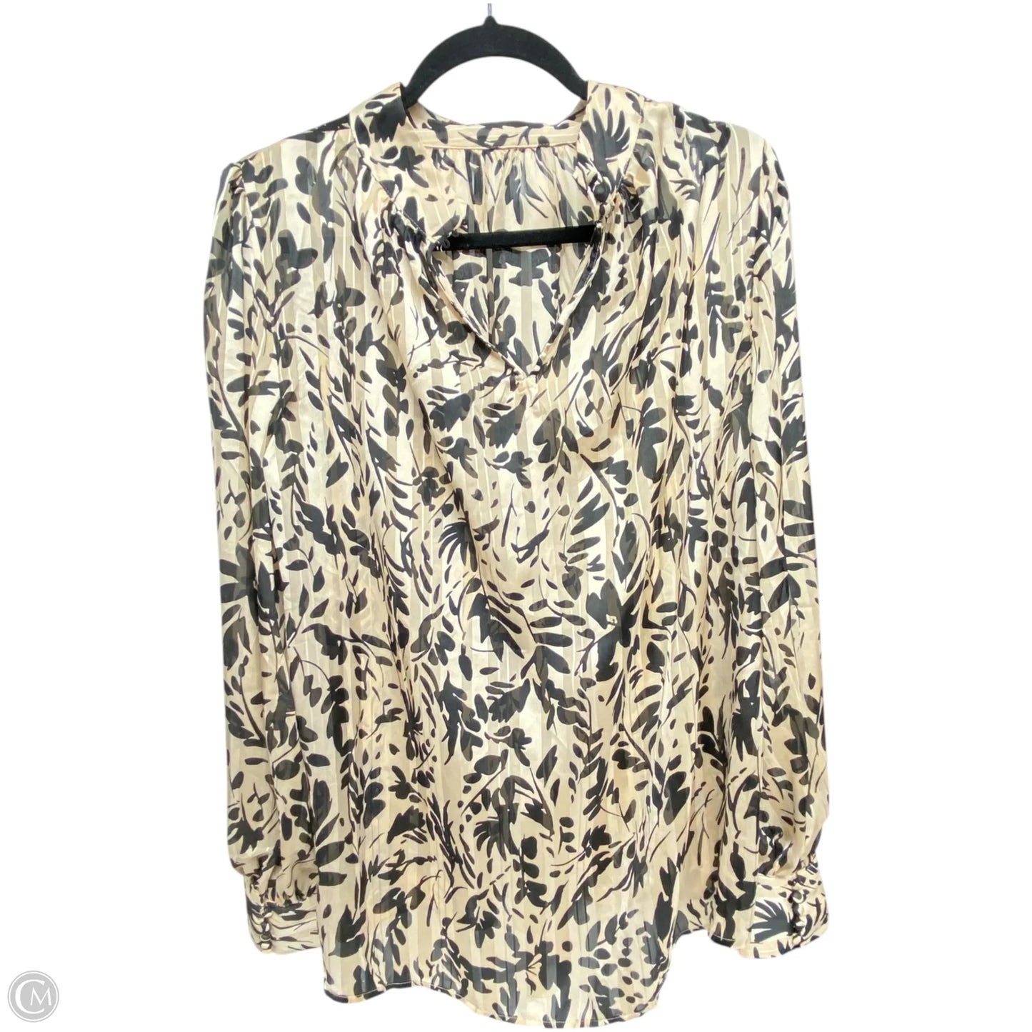 Top Long Sleeve By Worthington In Purple, Size: Xl