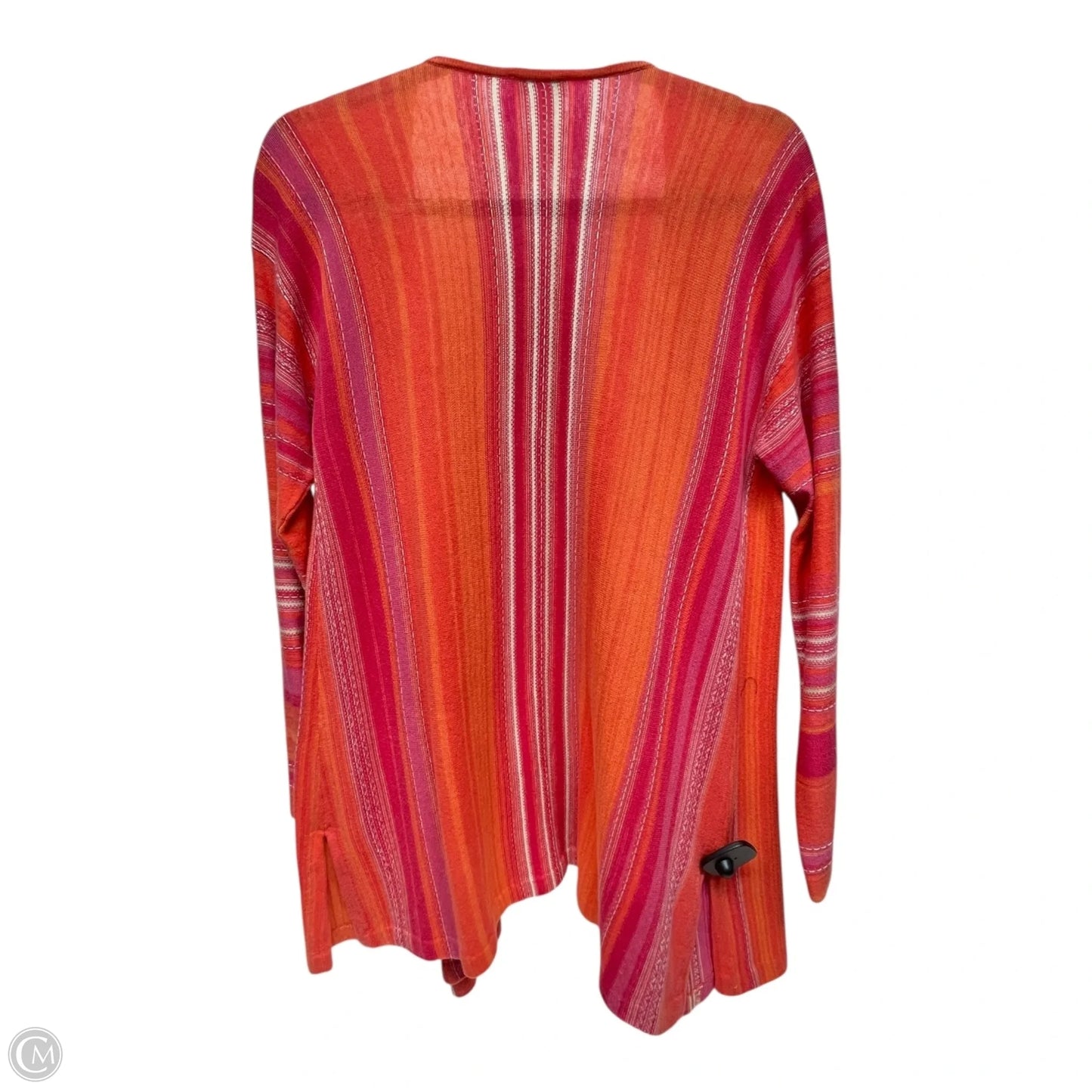 Sweater Cardigan By J. Jill In Orange & Pink, Size: Sp