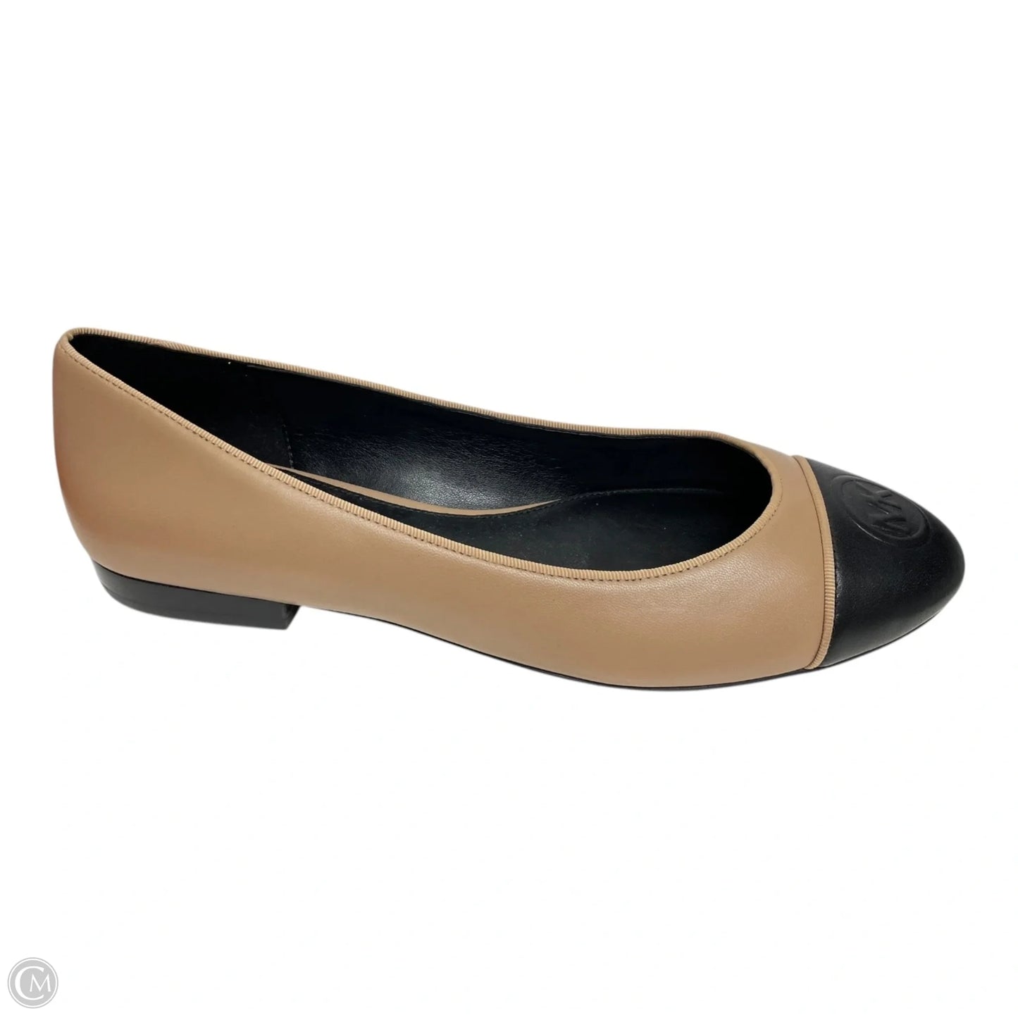 Shoes Flats By Michael By Michael Kors In Black & Tan, Size: 9