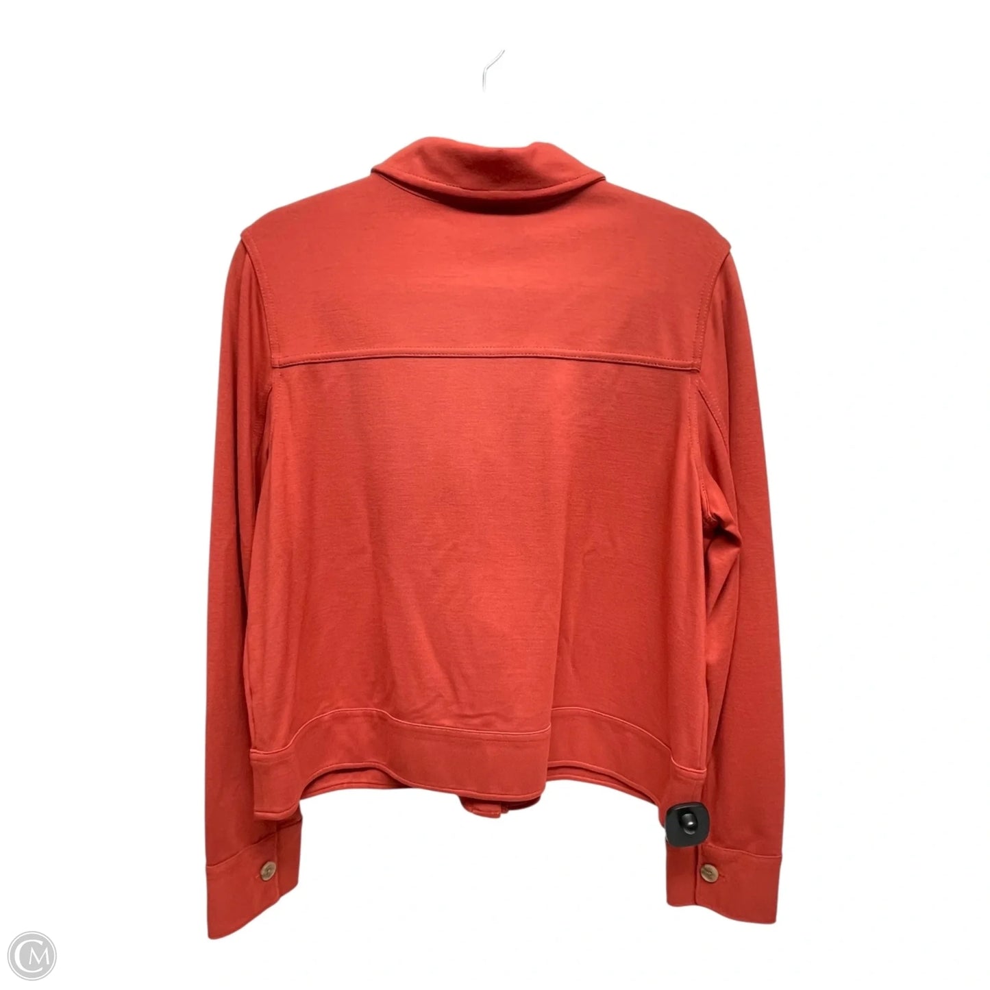 Jacket Shirt By J. Jill In Orange, Size: M