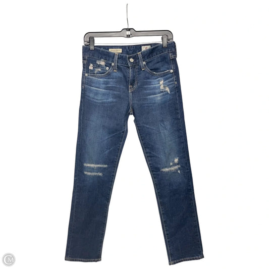 Jeans Boyfriend By Adriano Goldschmied In Blue Denim, Size: 2