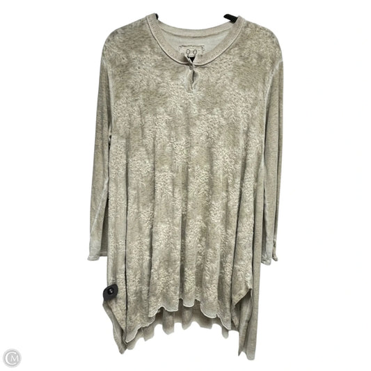 Tunic Designer By Johnny Was In Taupe, Size: S