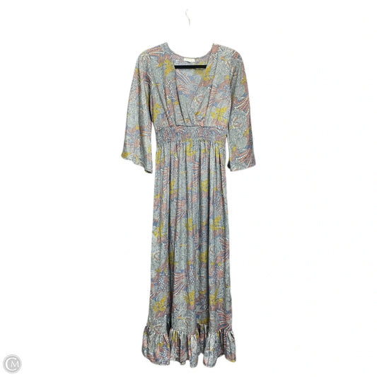 Dress Casual Maxi By Cmc In Multi-colored, Size: S