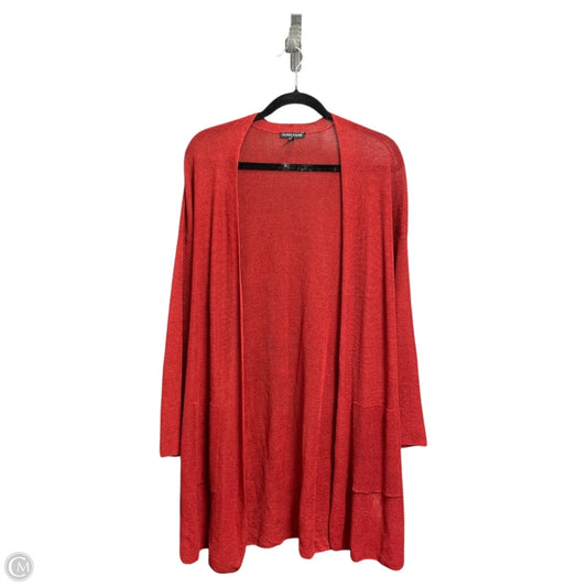 Cardigan By Eileen Fisher In Red, Size: Xs