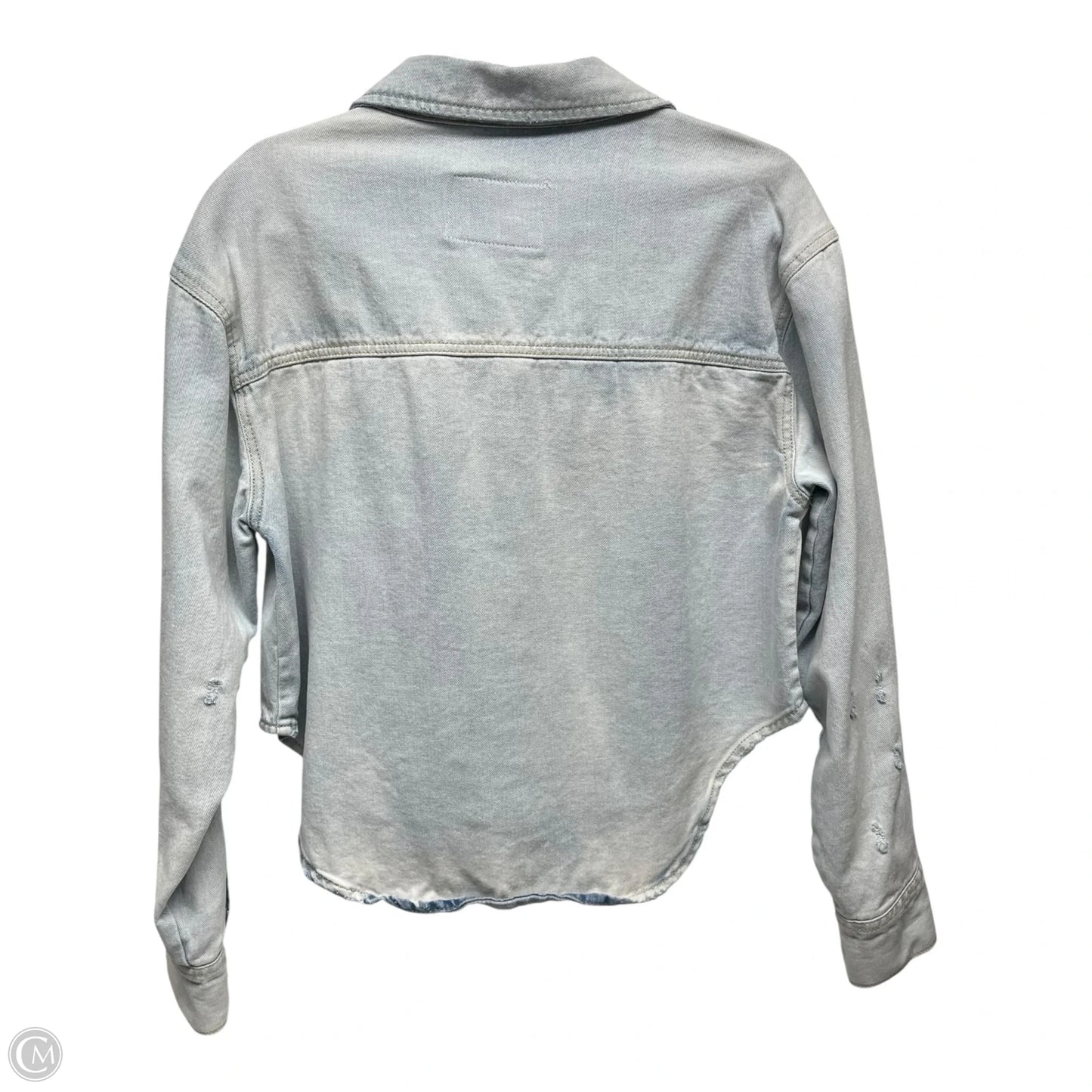 Jacket Denim By BBJ LOS ANGELES In Blue Denim, Size: L