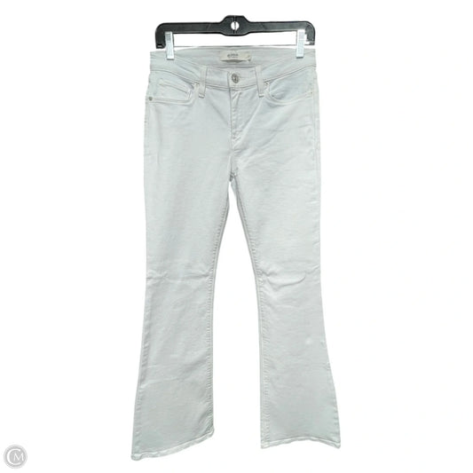 Jeans Boot Cut By Hudson In White Denim, Size: 4