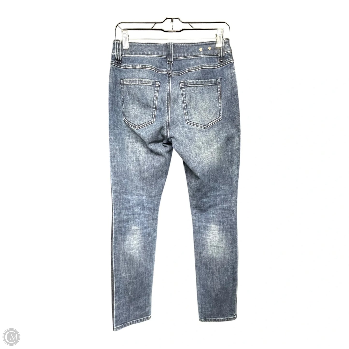 Jeans Straight By Cabi In Blue Denim, Size: 2