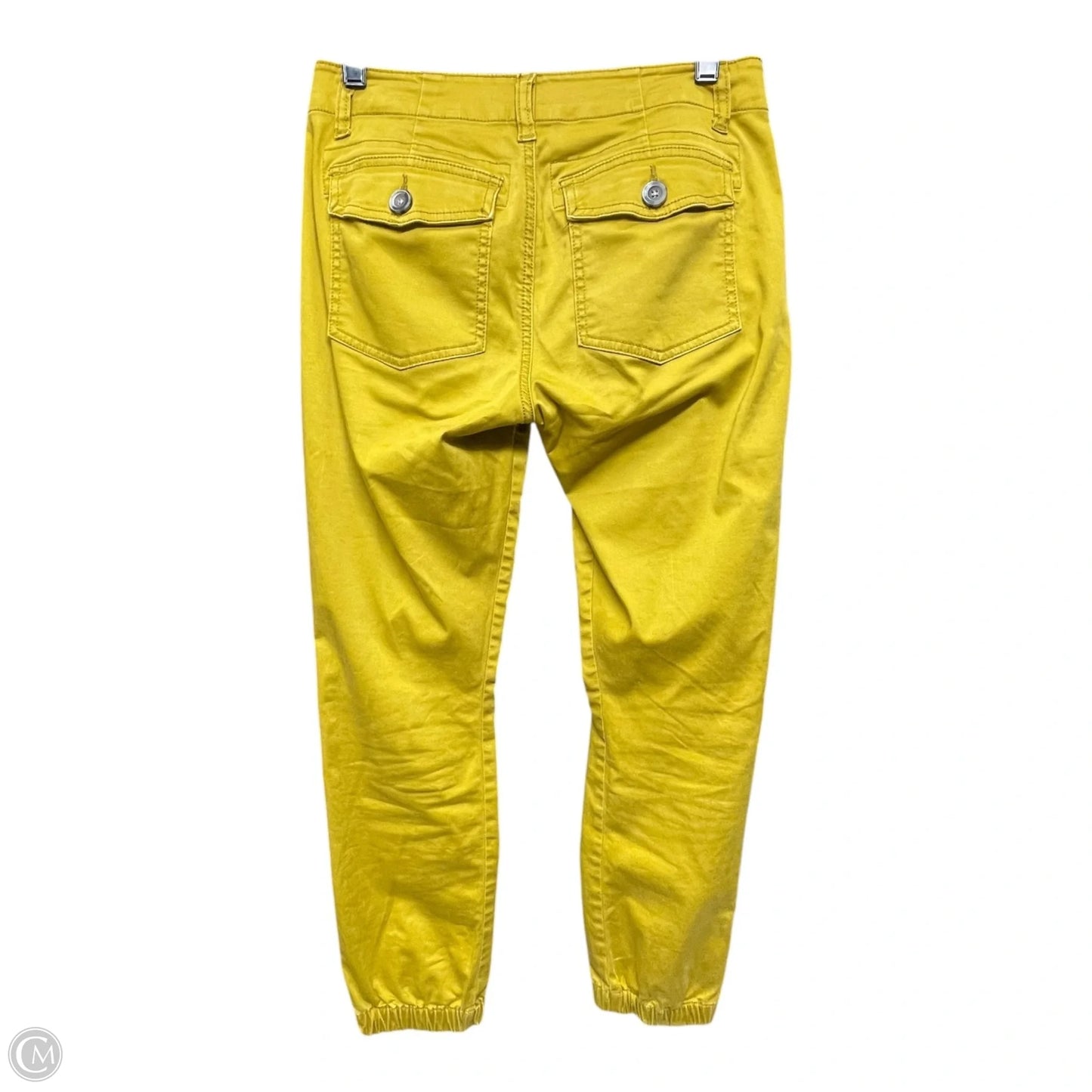 Pants Cropped By Cabi In Yellow, Size: 0