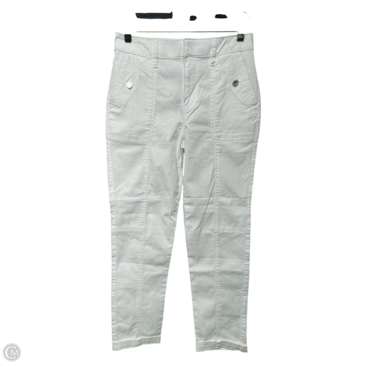 Pants Cropped By White House Black Market In White, Size: 2