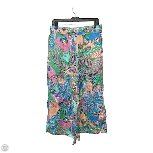 Pants Linen By Cynthia Rowley In Multi-colored, Size: L