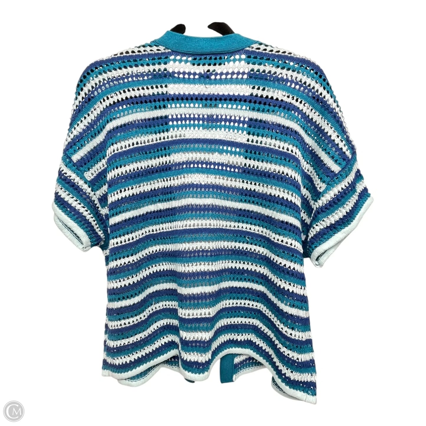 Sweater Cardigan By Lane Bryant In Teal, Size: 18