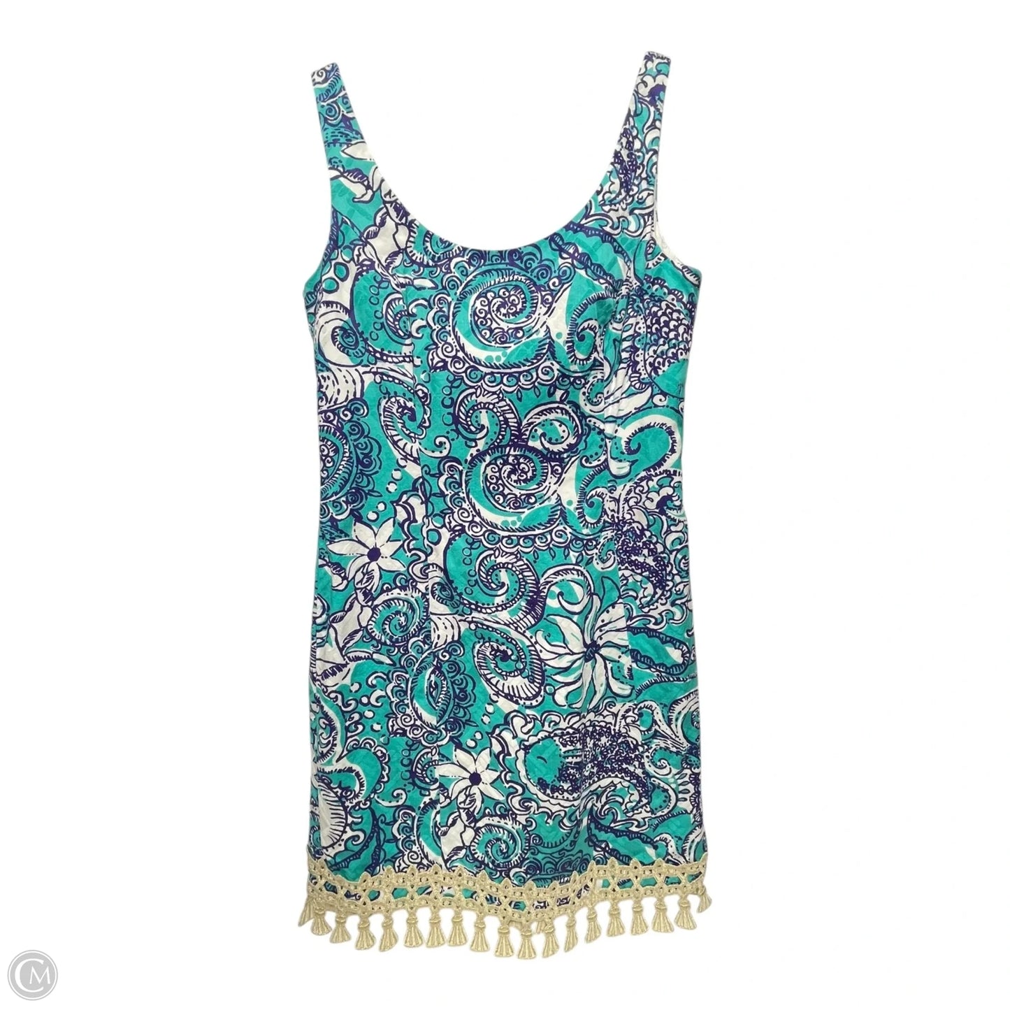 Dress Designer By Lilly Pulitzer In Teal, Size: 0
