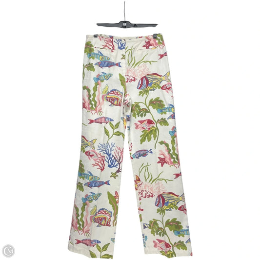Pants Wide Leg By Talbots In Animal Print, Size: 8