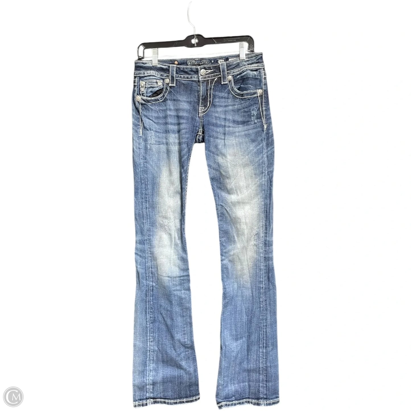 Jeans Boot Cut By Miss Me In Blue Denim, Size: 6
