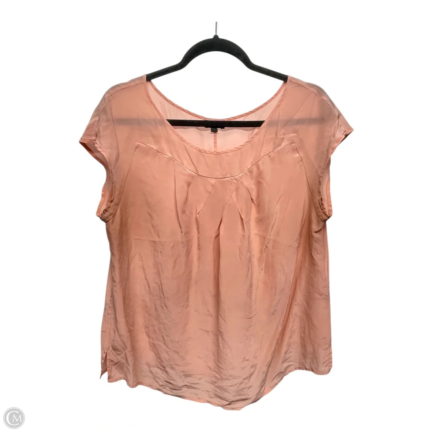 Top Short Sleeve By Talbots In Pink, Size: 14