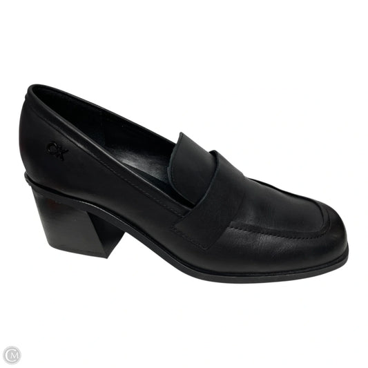 Shoes Heels Block By Calvin Klein In Black, Size: 9