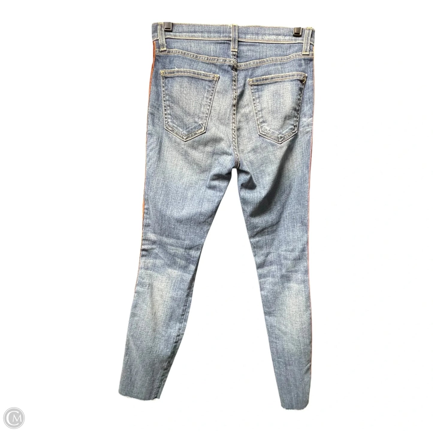 Jeans Skinny By Current/elliott In Maroon, Size: 2