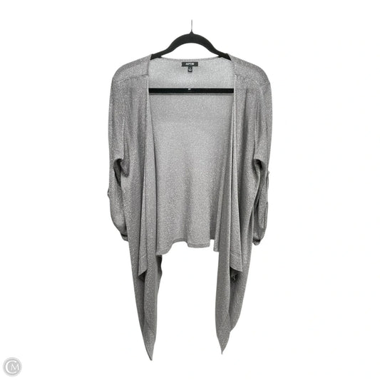 Cardigan By Apt 9 In Silver, Size: M
