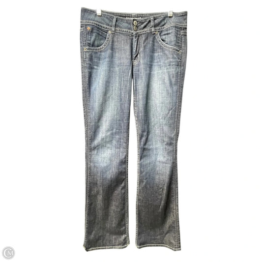 Jeans Boot Cut By Hudson In Blue Denim, Size: 10