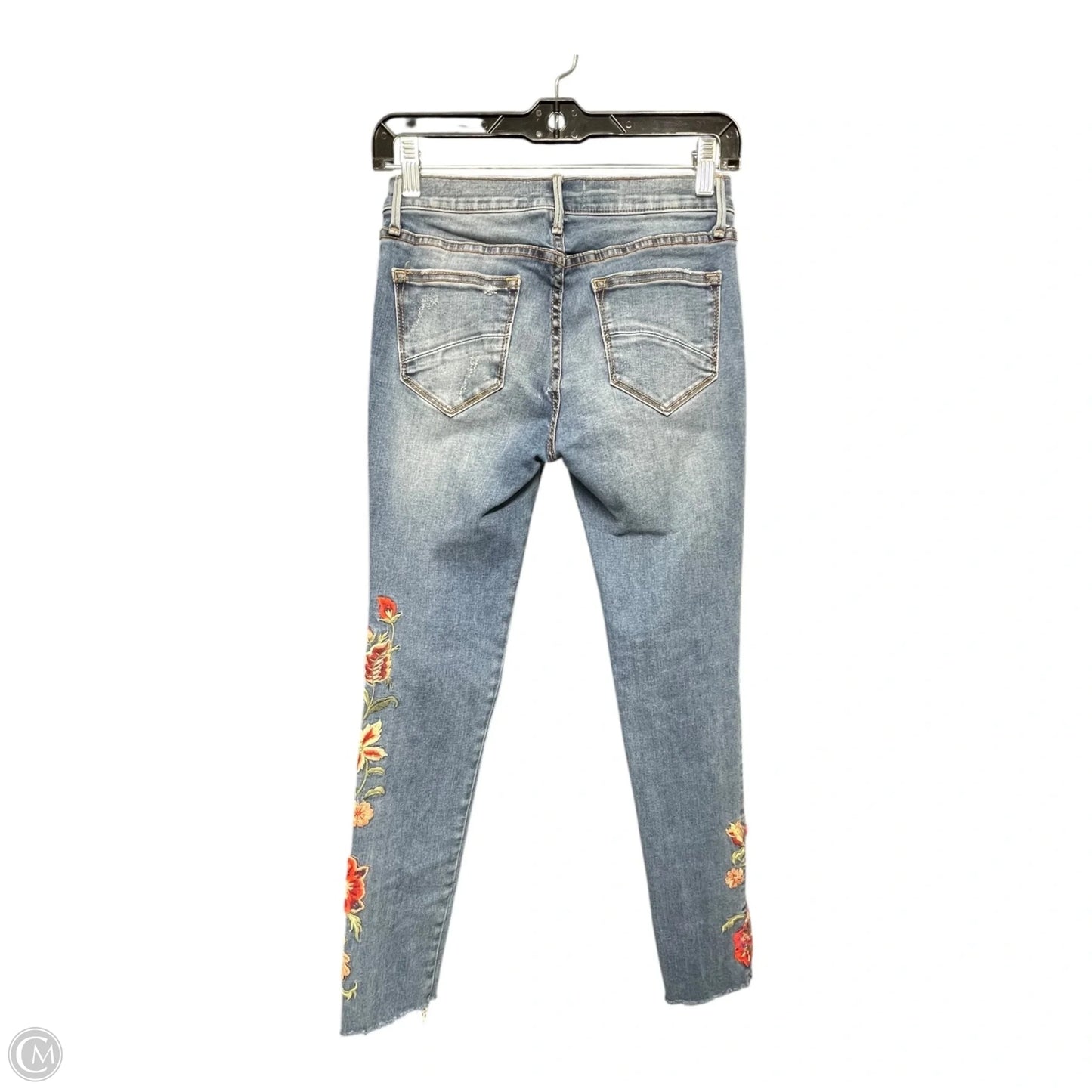 Jeans Skinny By Driftwood In Floral Print, Size: 0