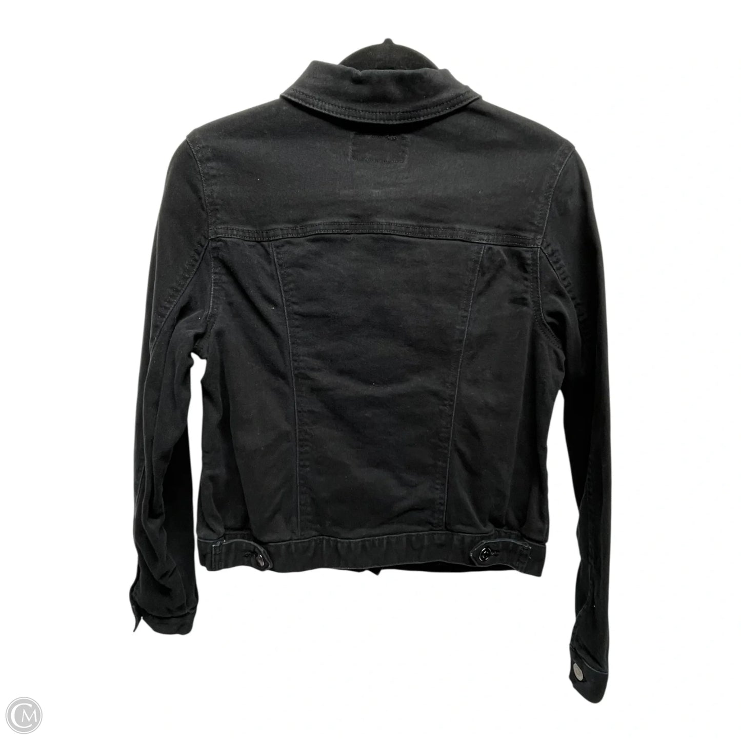 Jacket Denim By Time And Tru In Black, Size: S