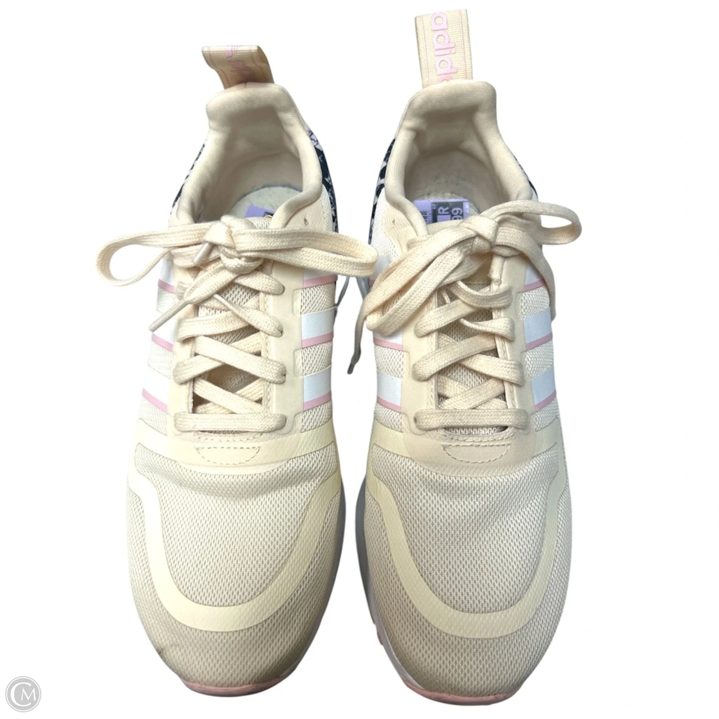 Shoes Athletic By Adidas In Cream & Pink, Size: 8