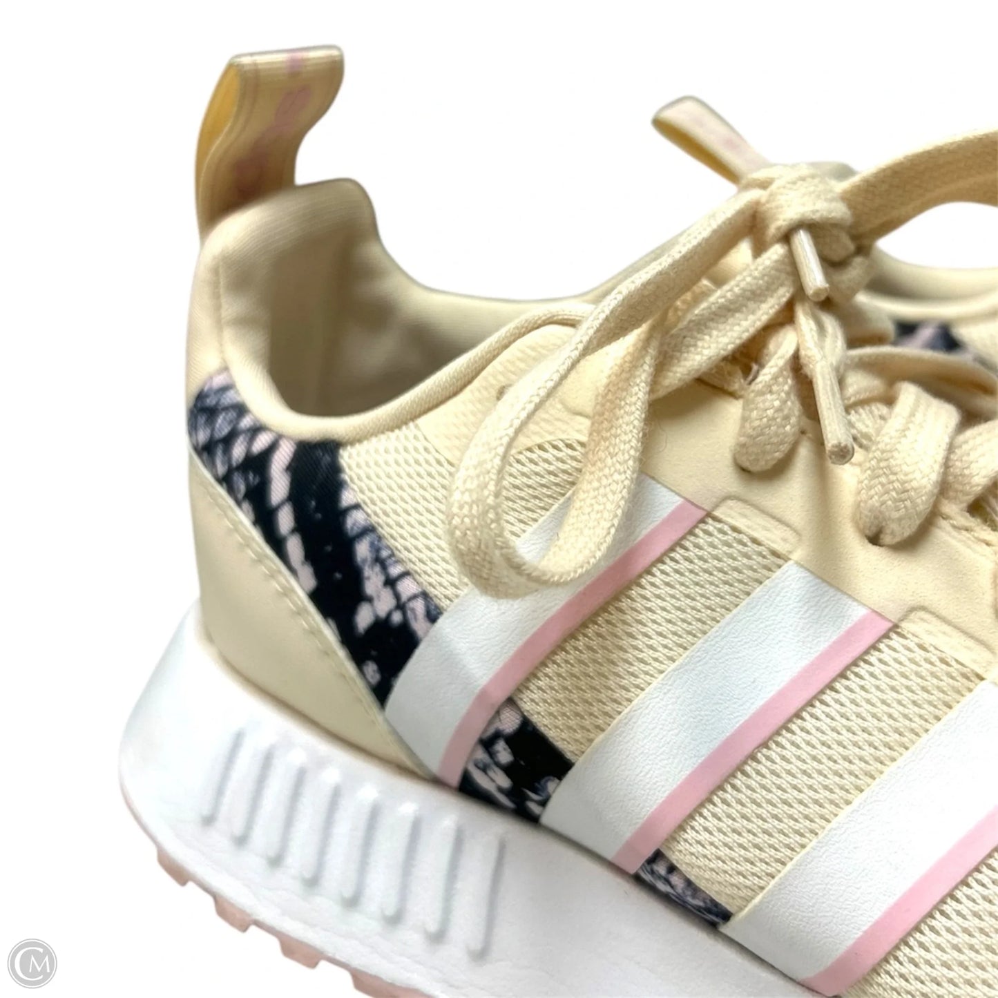 Shoes Athletic By Adidas In Cream & Pink, Size: 8