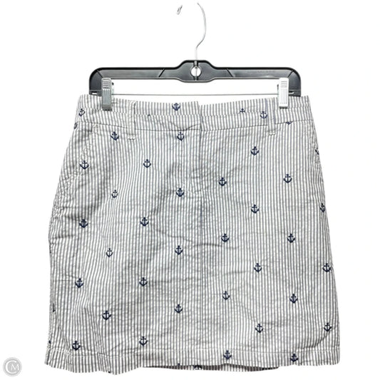 Skirt Mini & Short By British Khaki In Nautical Print, Size: 2