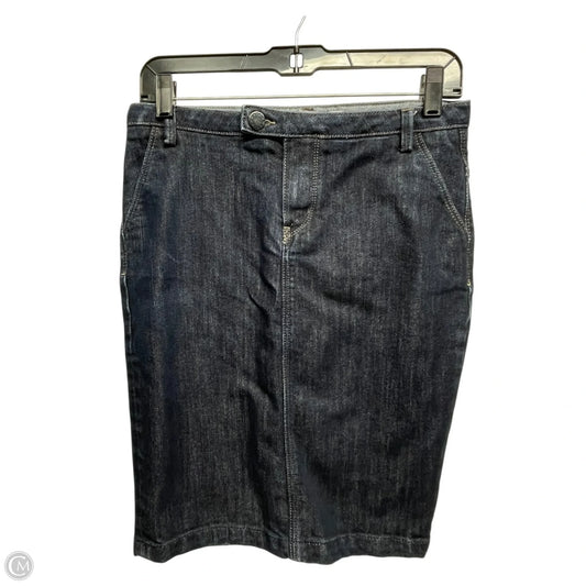 Skirt Mini & Short By Zara Women In Blue Denim, Size: 6