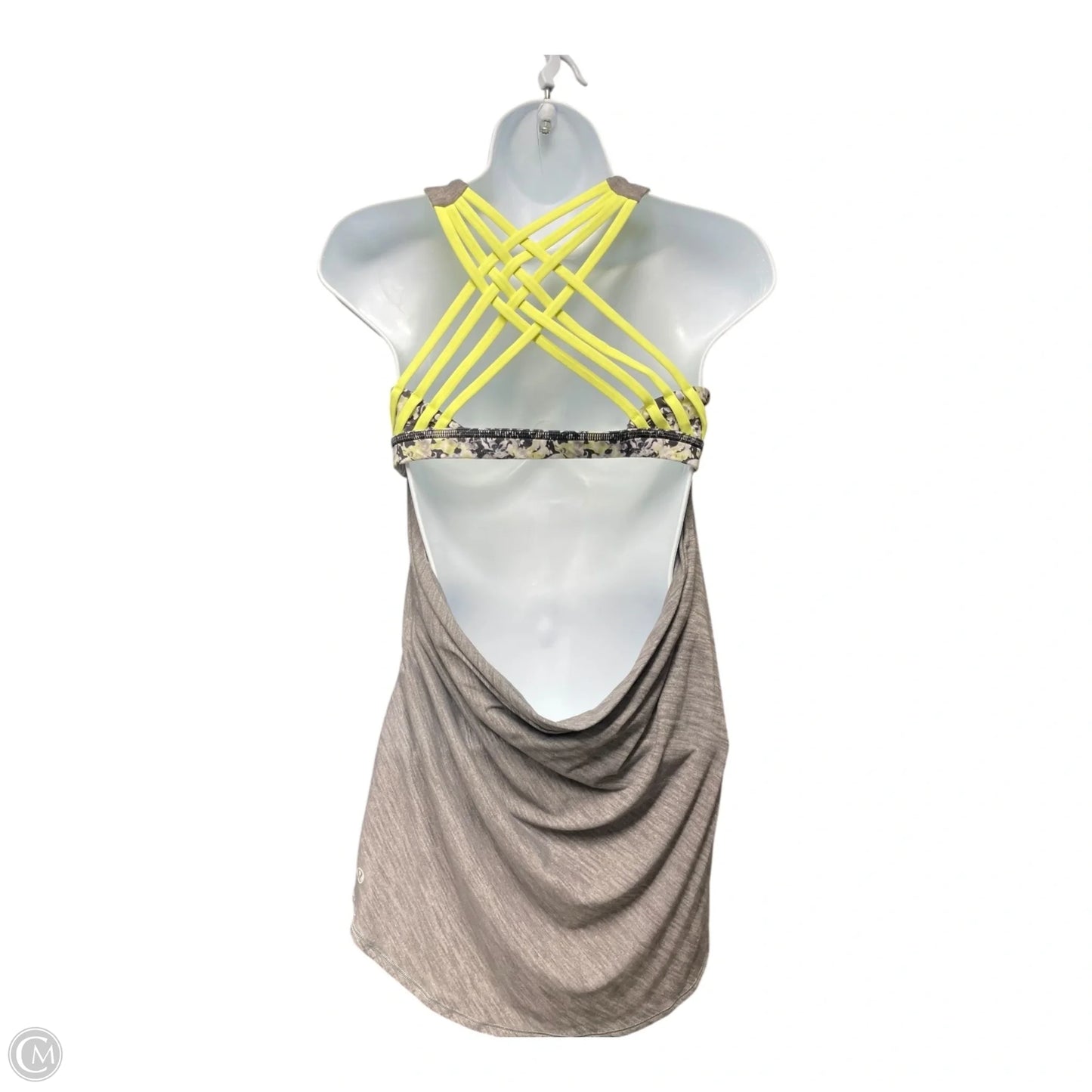 Athletic Tank Top By Lululemon In Grey, Size: 6