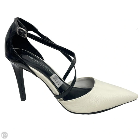 Shoes Heels Stiletto By Christian Siriano For Payless In Black & Cream, Size: 9