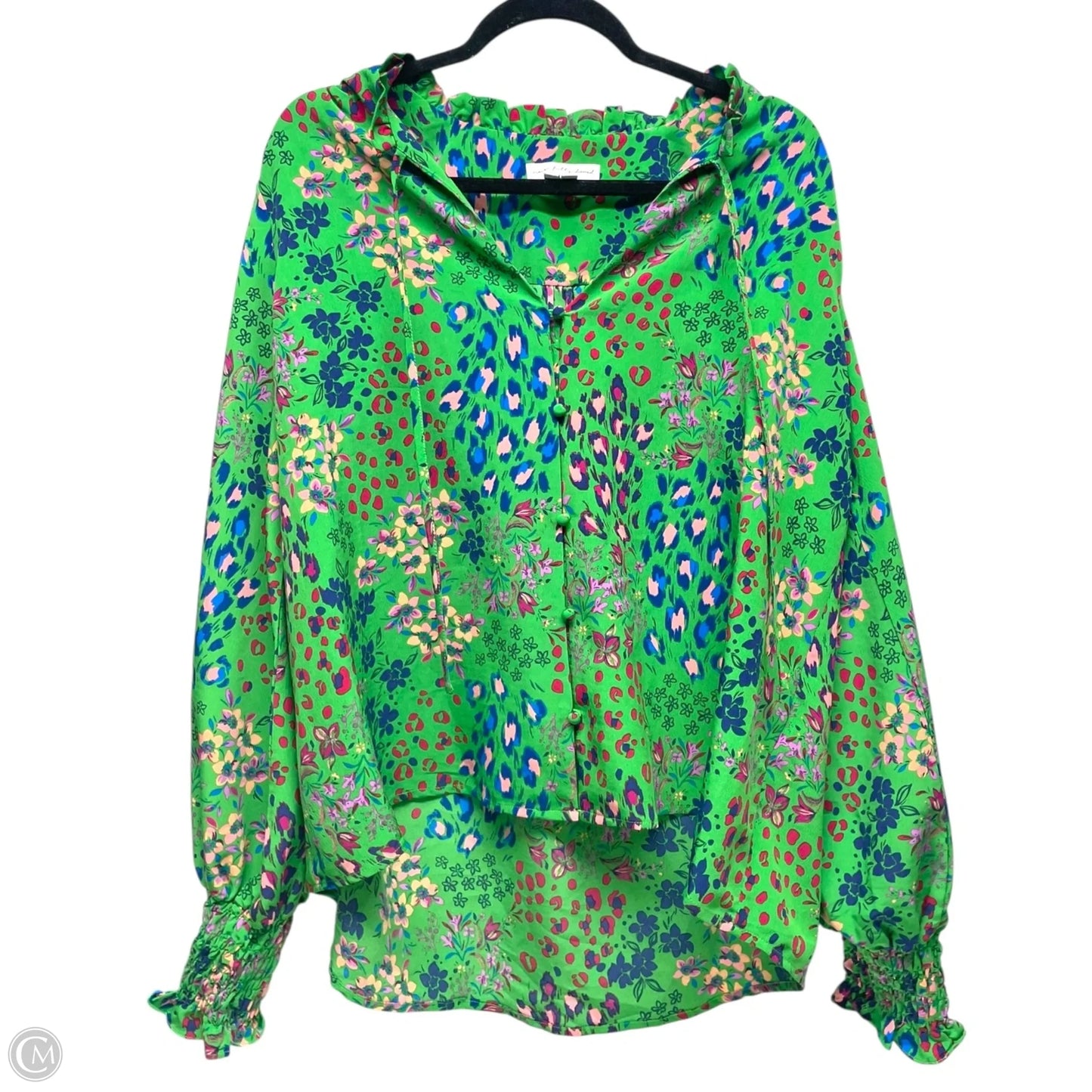 Top Long Sleeve By  never fully dressed In Floral Print, Size: 6
