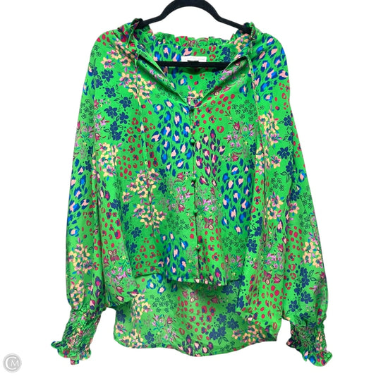 Top Long Sleeve By  never fully dressed In Floral Print, Size: 6