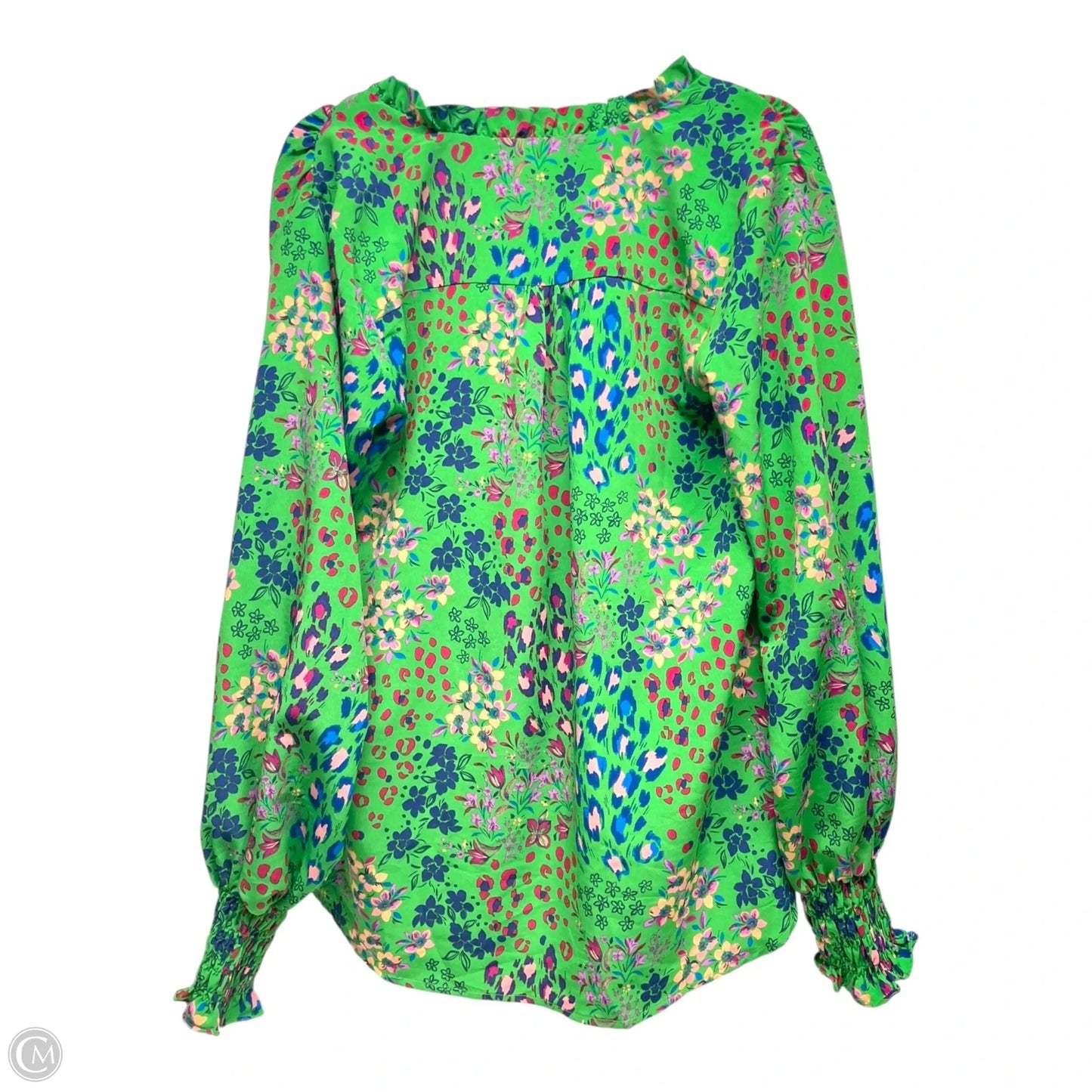 Top Long Sleeve By  never fully dressed In Floral Print, Size: 6