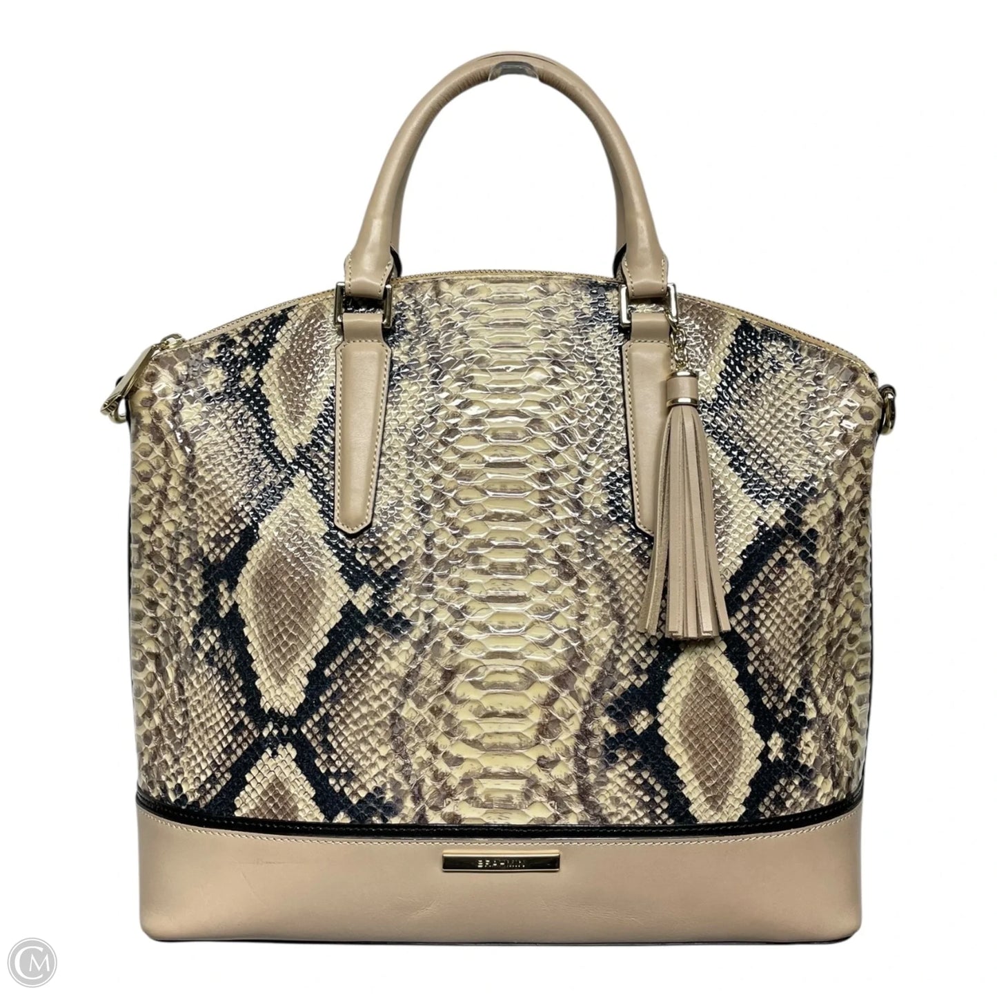 Handbag Designer By Brahmin, Size: Large