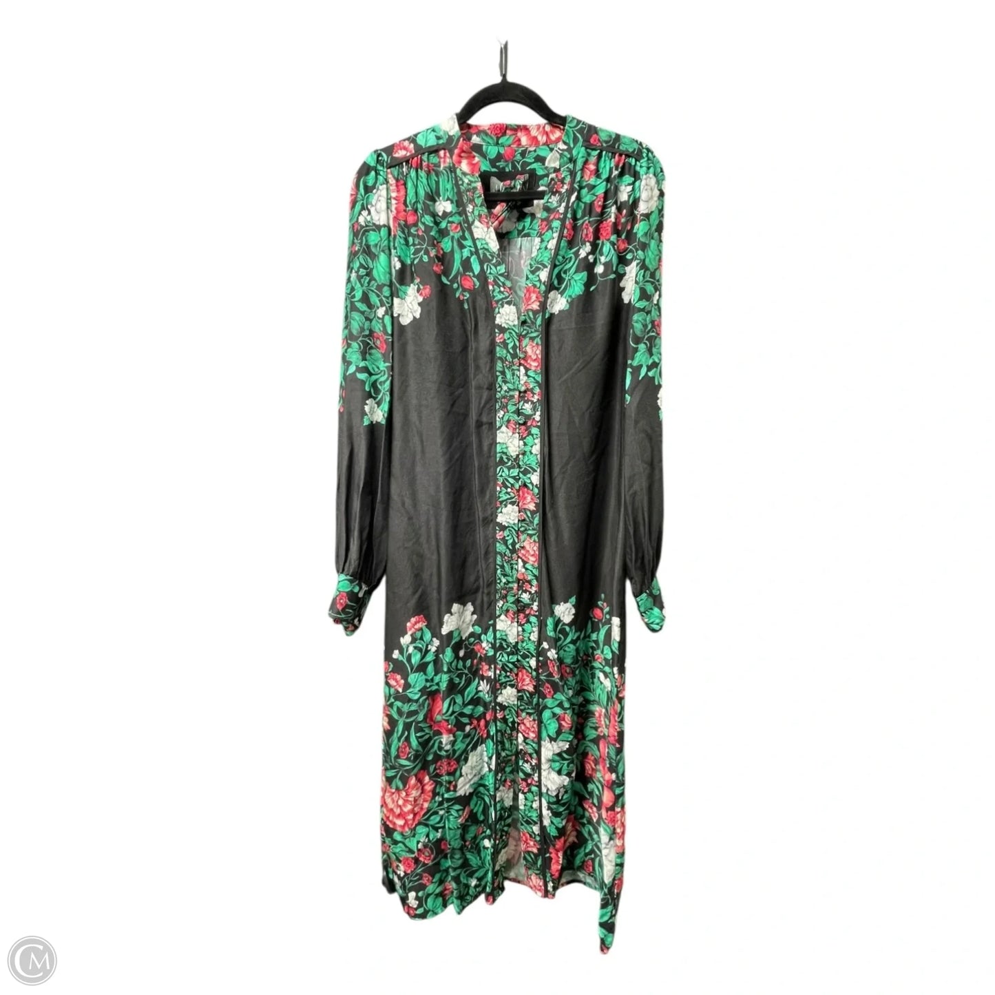 Dress Casual Midi By Anthropologie In Floral Print, Size: M
