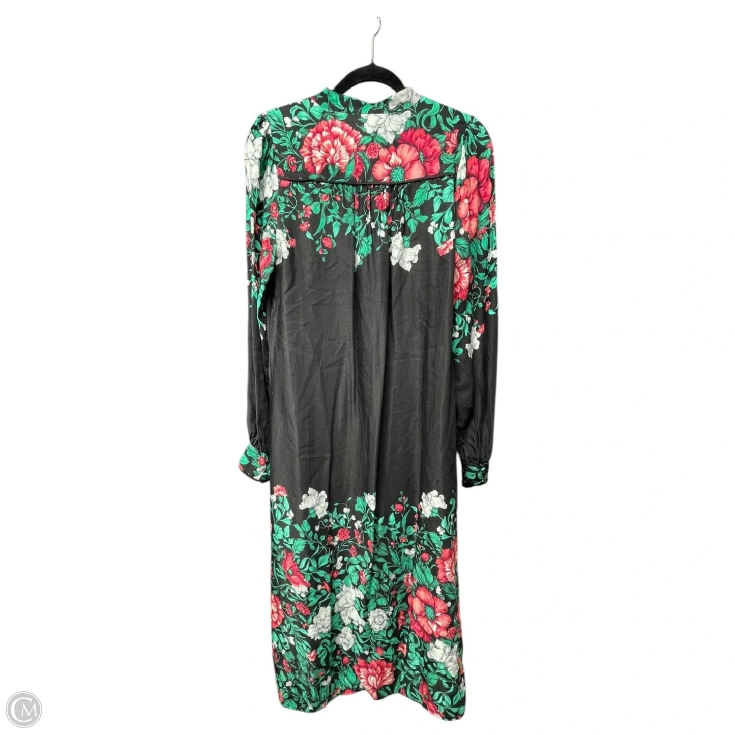 Dress Casual Midi By Anthropologie In Floral Print, Size: M