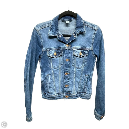 Jacket Denim By Clothes Mentor In Blue Denim, Size: 4