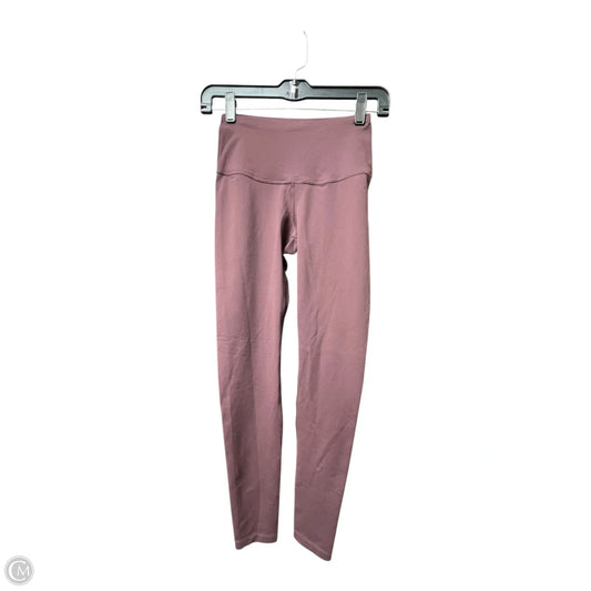 Athletic Leggings By The North Face In Maroon, Size: S