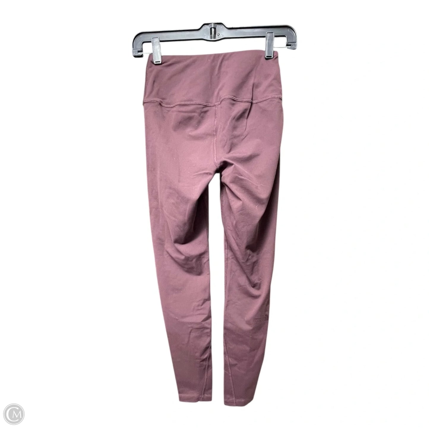 Athletic Leggings By The North Face In Maroon, Size: S