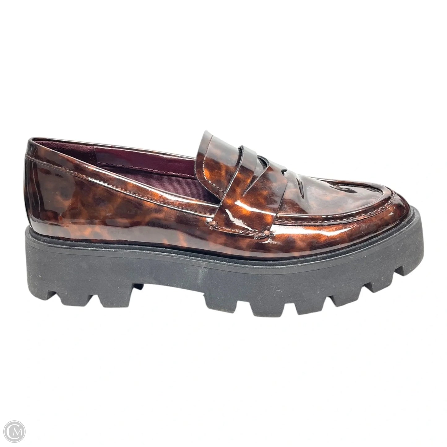 Shoes Heels Platform By Franco Sarto In Tortoise Shell Print, Size: 5.5